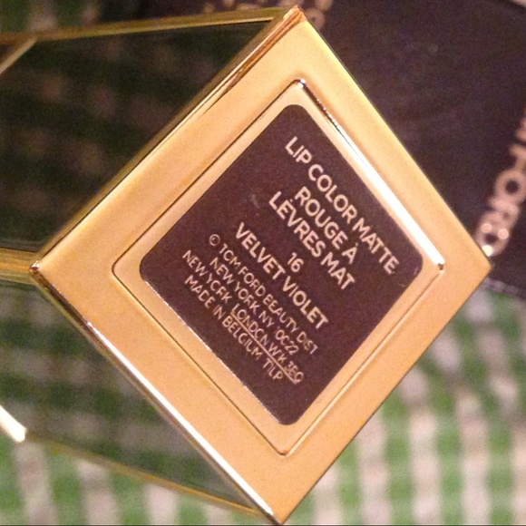 FULL SIZE NWT TOM FORD VELVET VIOLET LIPSTICK - Picture 2 of 6